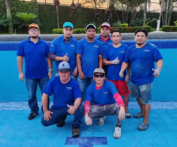Equipo de trabajo Aquimpool Piscinas, guayaquil, samborondón, ecuador